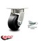 Service Caster 4 Inch Kingpinless Rubber on Steel Wheel Swivel Caster with Swivel Lock SCC SCC-KP30S420-RSR-BSL - alternate 6